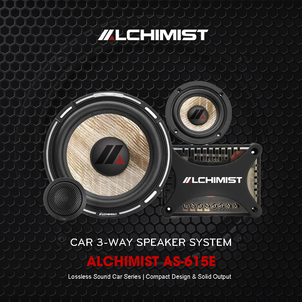 ALCHIMIST AS-615E ALCHIMIST AS-615E 2-Way Speaker System for Clean Aesthetics and Impressive Audio